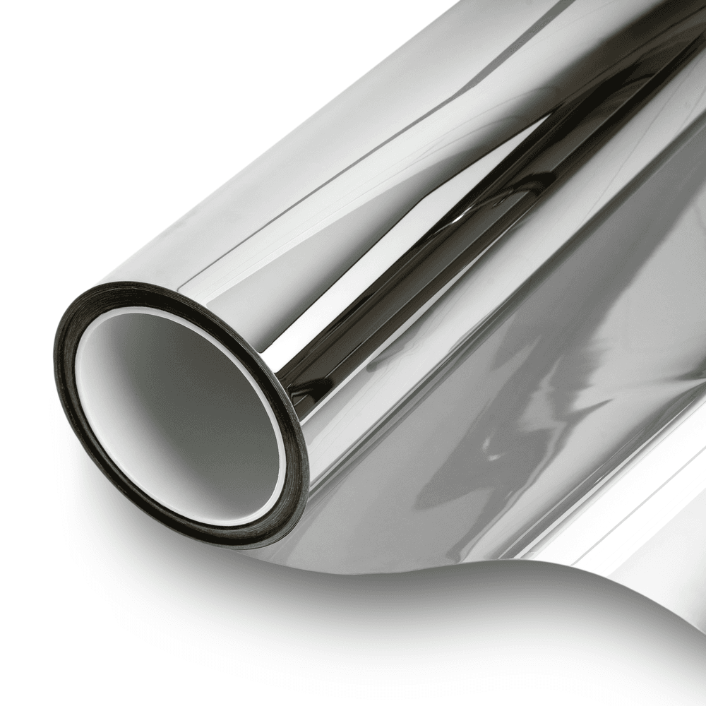 WTC Privacy One-Way Mirror Silver INT applied to glass (illustrative)